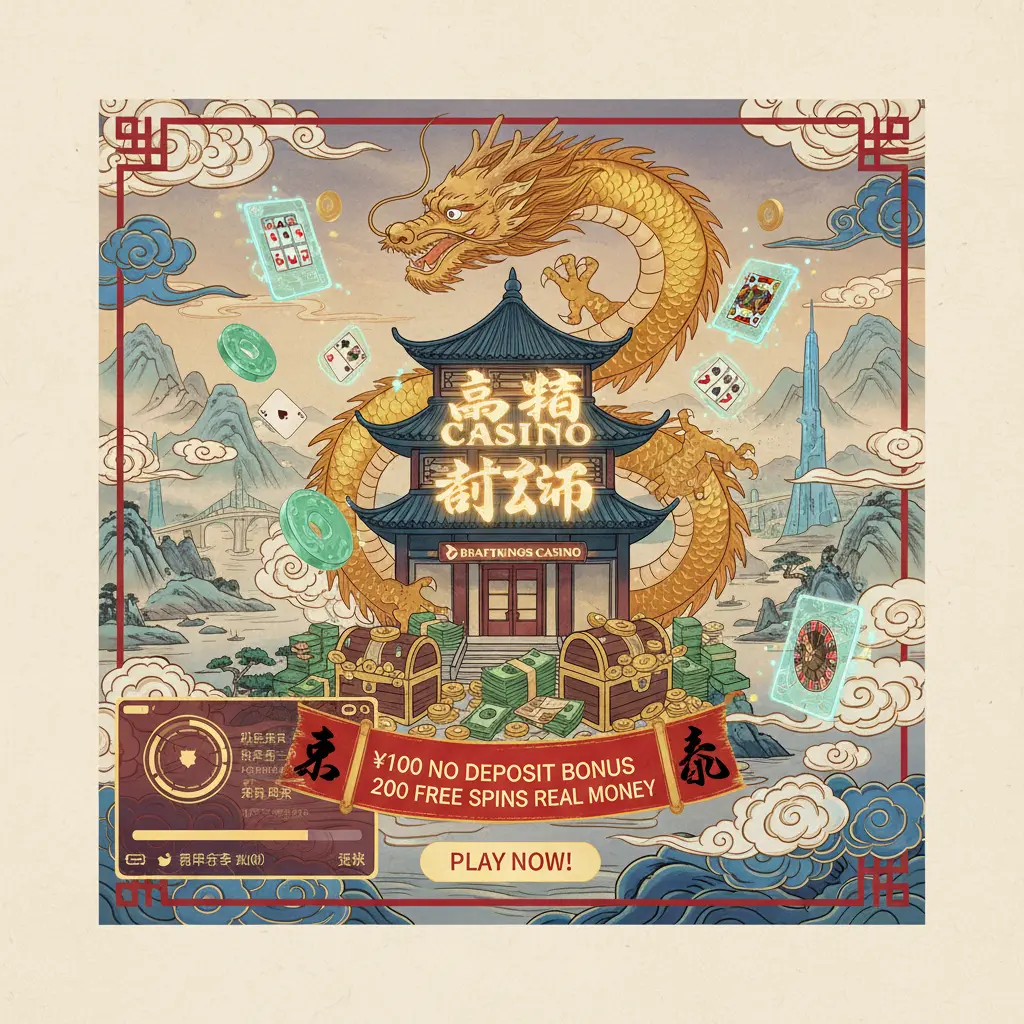 $100 no deposit bonus 200 free spins real money - DraftKings